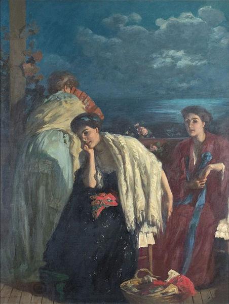 Rupert Bunny The Sonata oil painting picture